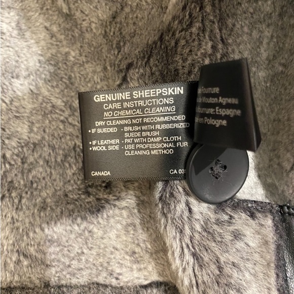🔥HIDESOCEIETY 100% GENUINE SHEARLING COAT. GENUINE REAL FUR COAT FROM SPAIN - Picture 14 of 14